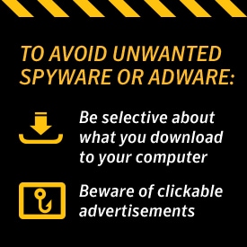How to avoid Spyware.