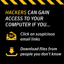 Hackers can gain access.